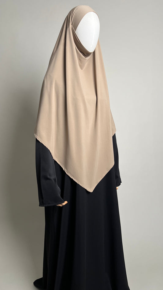 Yasmin Pointed Jersey Khimar