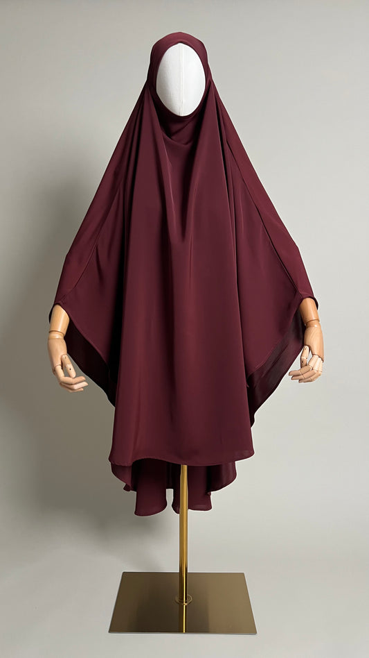 Hafsah Rounded Khimar — Korean Nida
