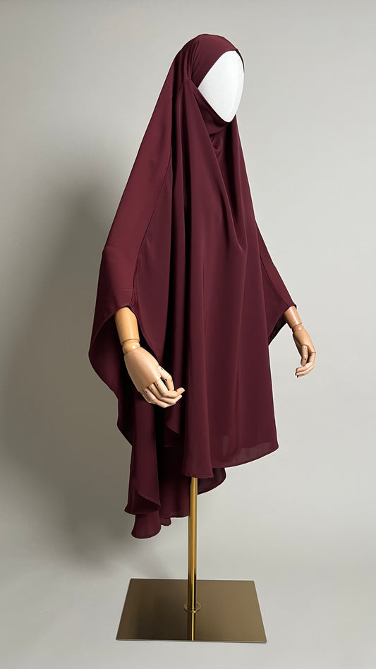 Hafsah Rounded Khimar — Korean Nida