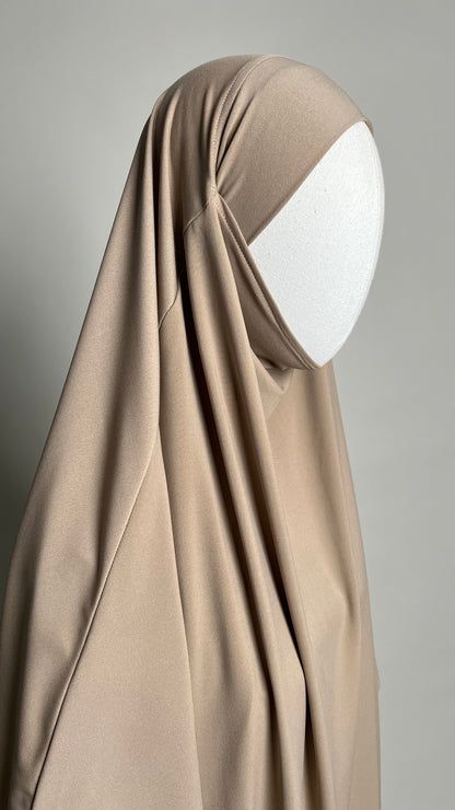 Yasmin Pointed Jersey Khimar