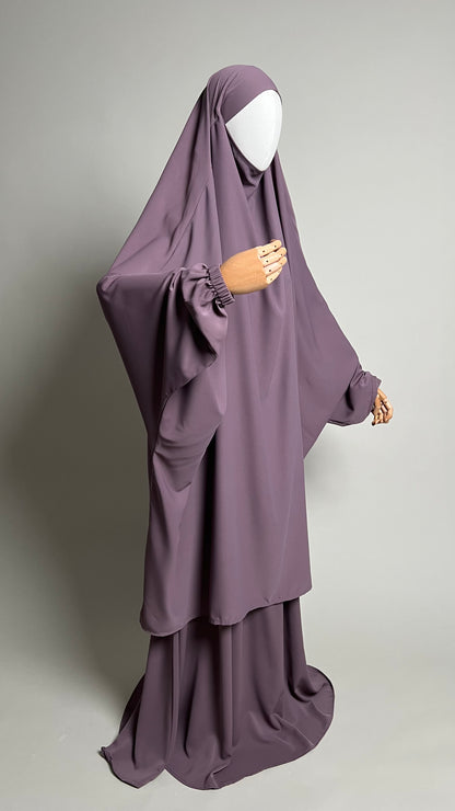 Sumayyah Two-Piece Jilbab Set with Skirt