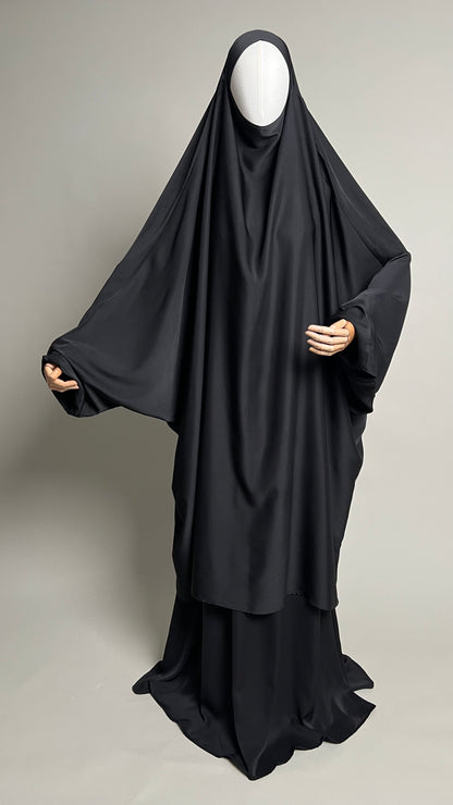 Sumayyah Two-Piece Jilbab Set with Skirt