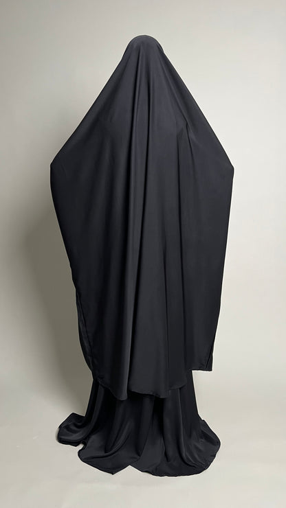 Sumayyah Two-Piece Jilbab Set with Skirt