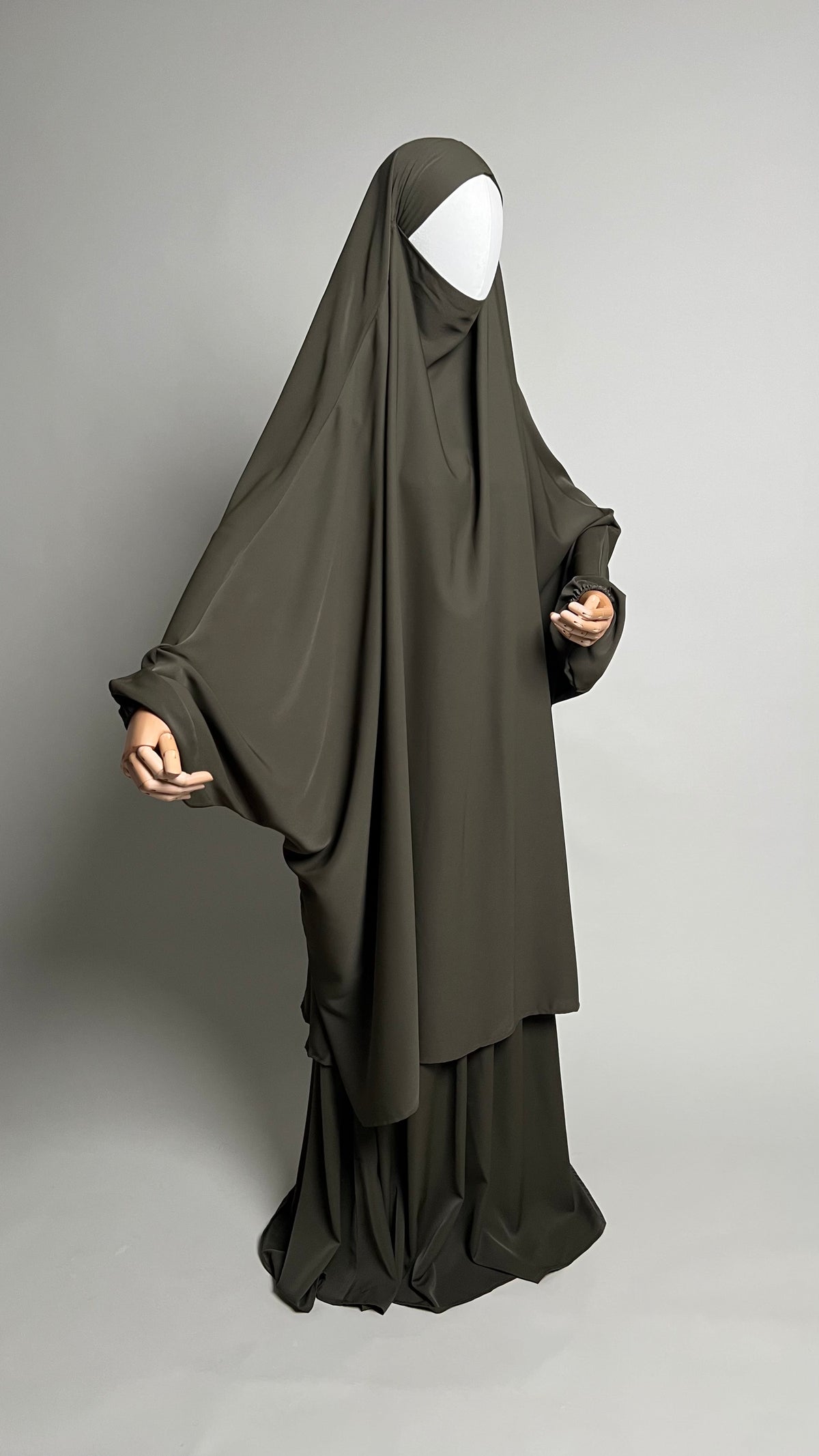 Sumayyah Two-Piece Jilbab Set with Skirt